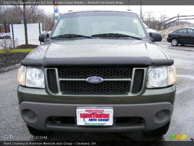 Estate Green Metallic / Medium Parchment Beige 2003 Ford Explorer Sport XLS 4x4