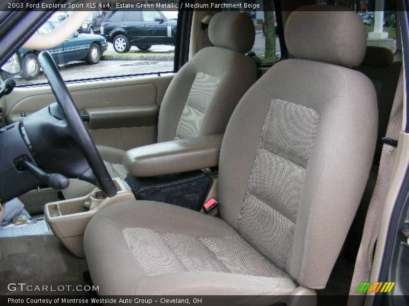 Estate Green Metallic / Medium Parchment Beige 2003 Ford Explorer Sport XLS 4x4