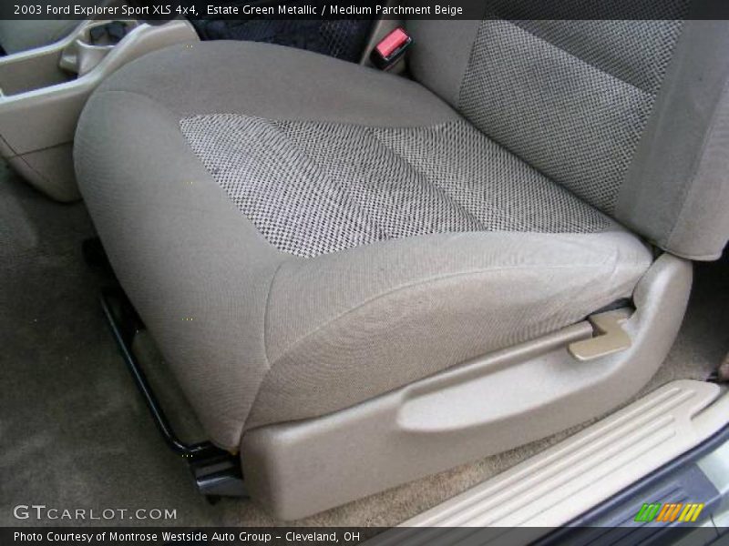 Estate Green Metallic / Medium Parchment Beige 2003 Ford Explorer Sport XLS 4x4