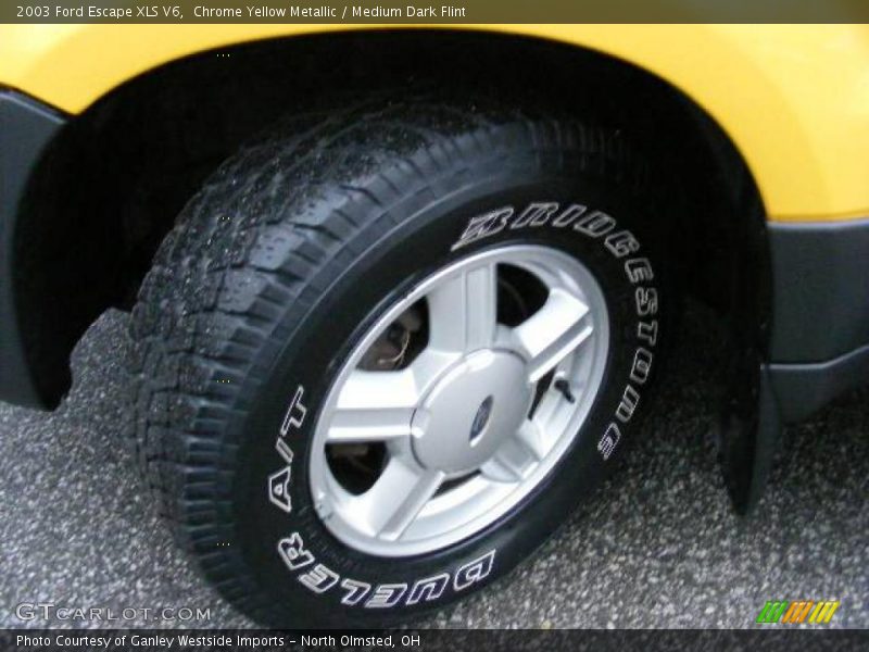Chrome Yellow Metallic / Medium Dark Flint 2003 Ford Escape XLS V6