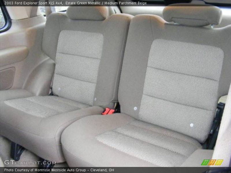 Estate Green Metallic / Medium Parchment Beige 2003 Ford Explorer Sport XLS 4x4