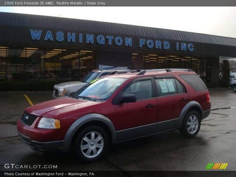 Redfire Metallic / Shale Grey 2006 Ford Freestyle SE AWD