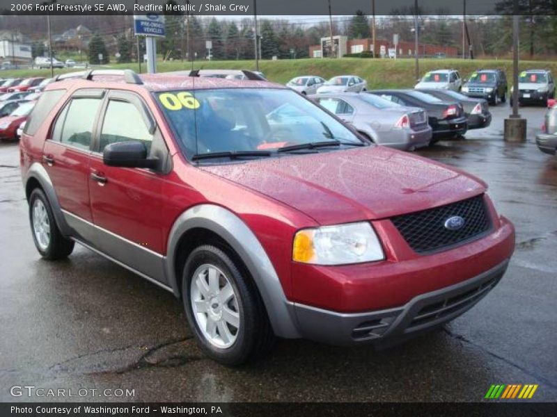 Redfire Metallic / Shale Grey 2006 Ford Freestyle SE AWD