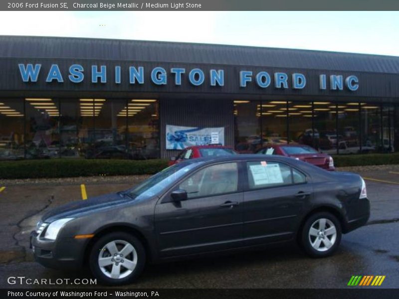 Charcoal Beige Metallic / Medium Light Stone 2006 Ford Fusion SE