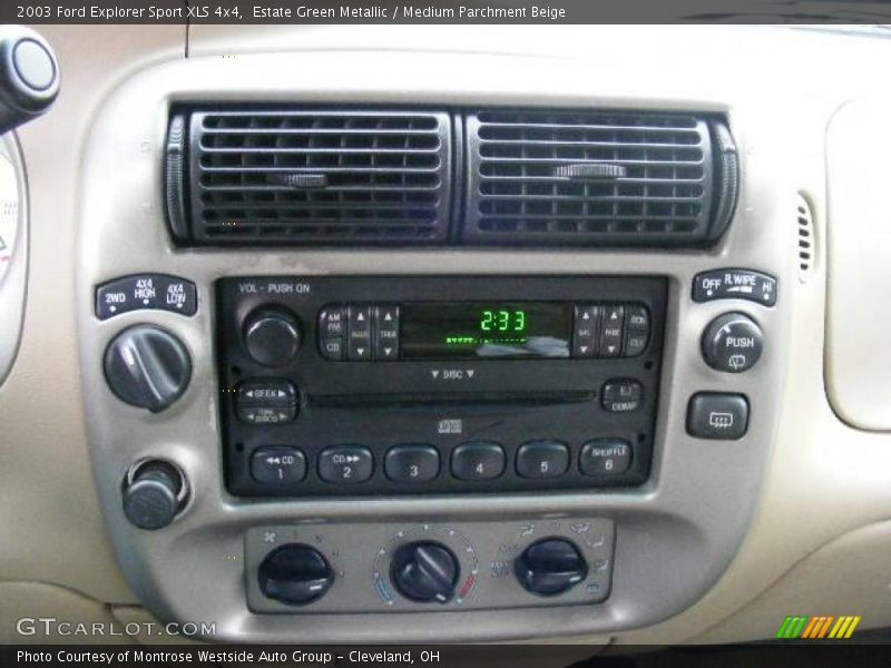Estate Green Metallic / Medium Parchment Beige 2003 Ford Explorer Sport XLS 4x4