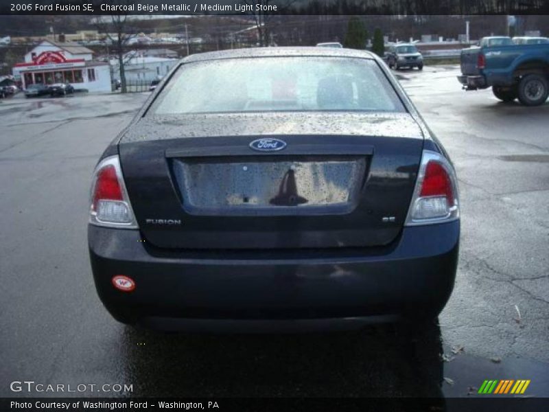 Charcoal Beige Metallic / Medium Light Stone 2006 Ford Fusion SE