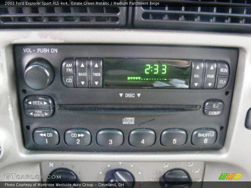 Estate Green Metallic / Medium Parchment Beige 2003 Ford Explorer Sport XLS 4x4