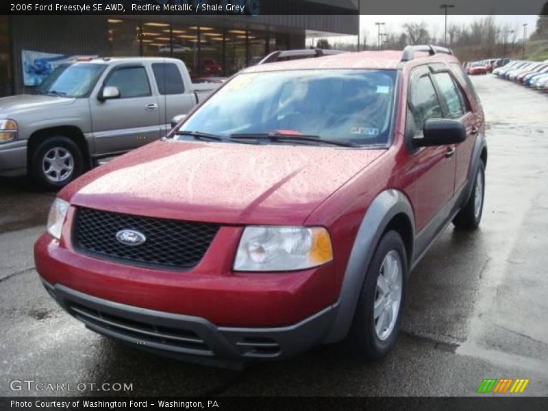 Redfire Metallic / Shale Grey 2006 Ford Freestyle SE AWD