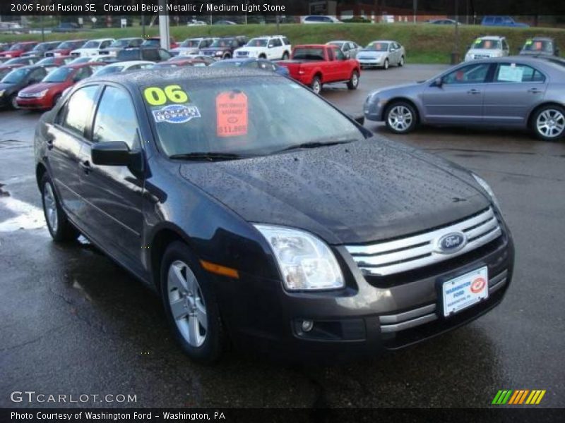 Charcoal Beige Metallic / Medium Light Stone 2006 Ford Fusion SE