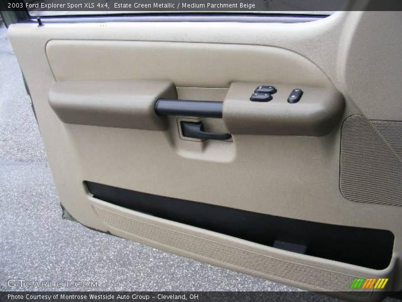 Estate Green Metallic / Medium Parchment Beige 2003 Ford Explorer Sport XLS 4x4