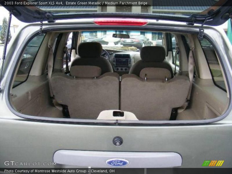 Estate Green Metallic / Medium Parchment Beige 2003 Ford Explorer Sport XLS 4x4