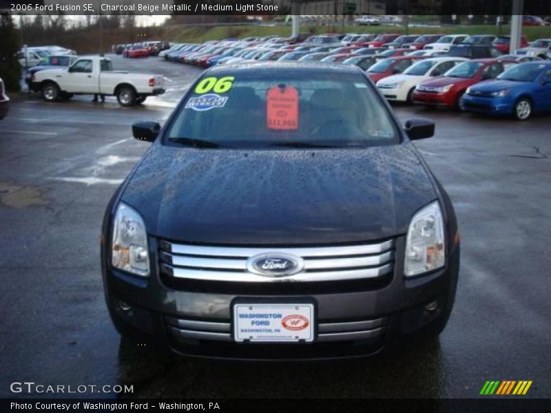 Charcoal Beige Metallic / Medium Light Stone 2006 Ford Fusion SE