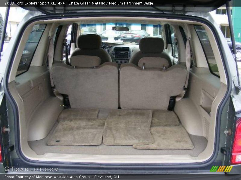 Estate Green Metallic / Medium Parchment Beige 2003 Ford Explorer Sport XLS 4x4