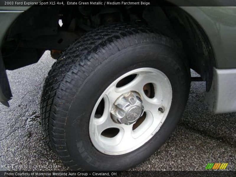 Estate Green Metallic / Medium Parchment Beige 2003 Ford Explorer Sport XLS 4x4