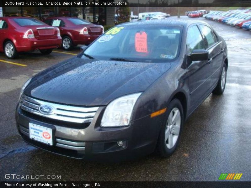 Charcoal Beige Metallic / Medium Light Stone 2006 Ford Fusion SE
