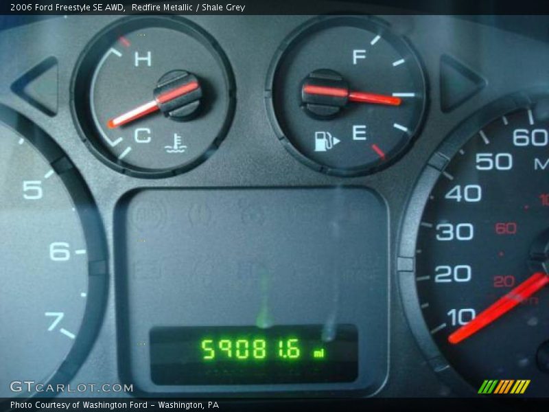 Redfire Metallic / Shale Grey 2006 Ford Freestyle SE AWD