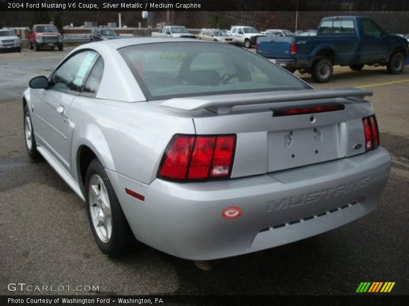 Silver Metallic / Medium Graphite 2004 Ford Mustang V6 Coupe