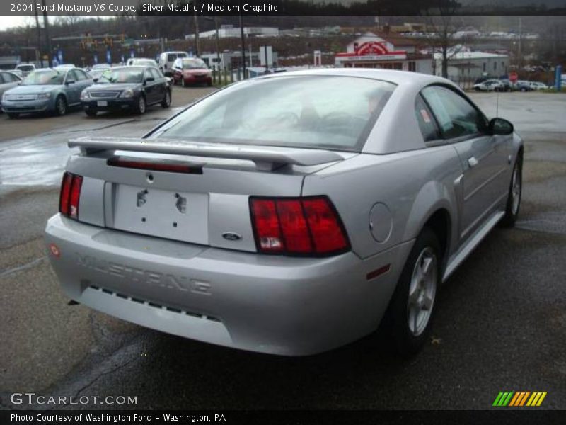 Silver Metallic / Medium Graphite 2004 Ford Mustang V6 Coupe