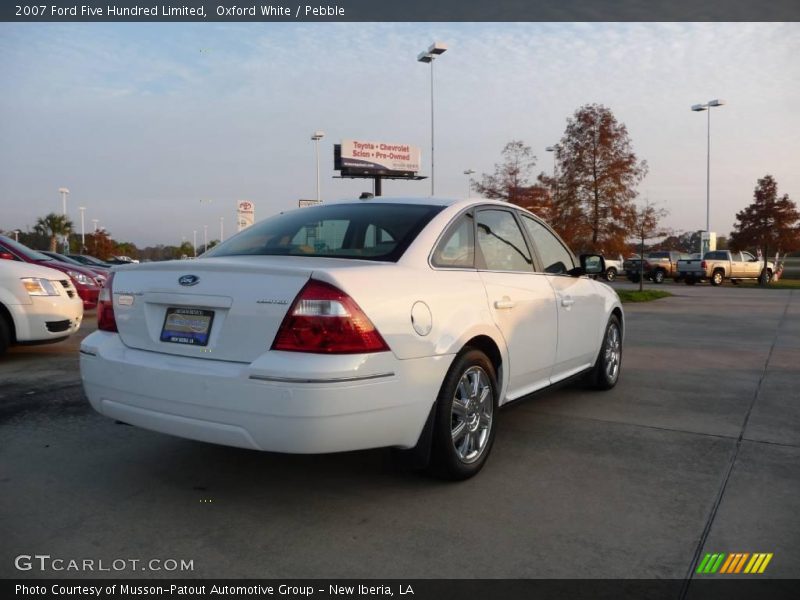 Oxford White / Pebble 2007 Ford Five Hundred Limited