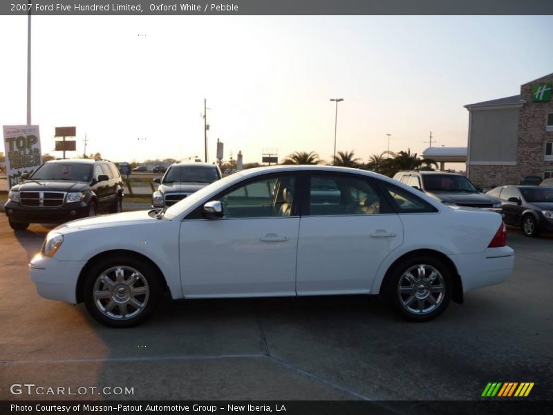 Oxford White / Pebble 2007 Ford Five Hundred Limited