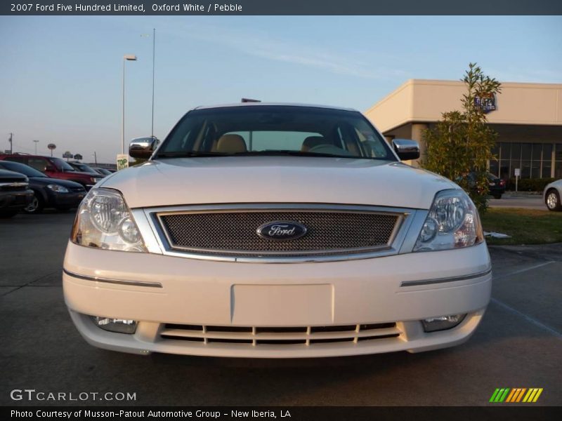 Oxford White / Pebble 2007 Ford Five Hundred Limited