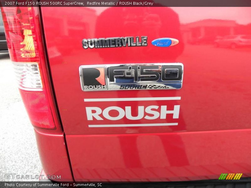 Redfire Metallic / ROUSH Black/Grey 2007 Ford F150 ROUSH 500RC SuperCrew