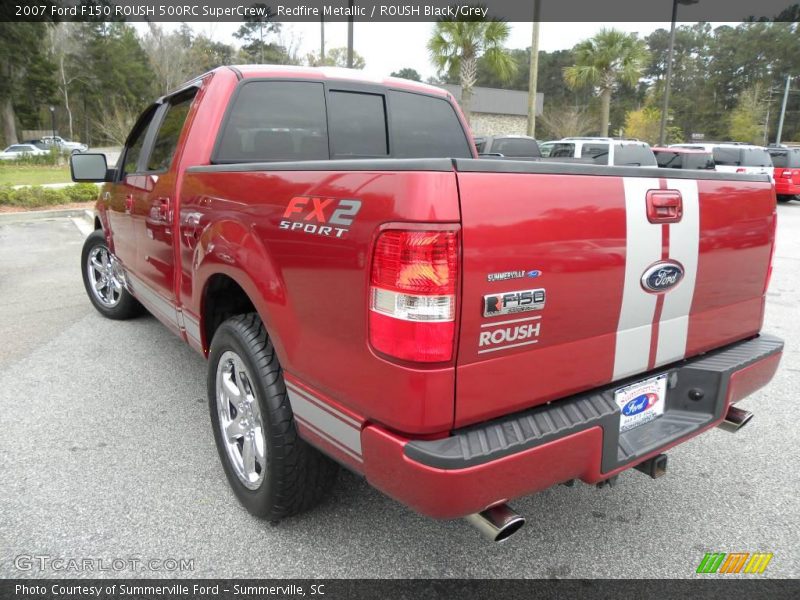 Redfire Metallic / ROUSH Black/Grey 2007 Ford F150 ROUSH 500RC SuperCrew