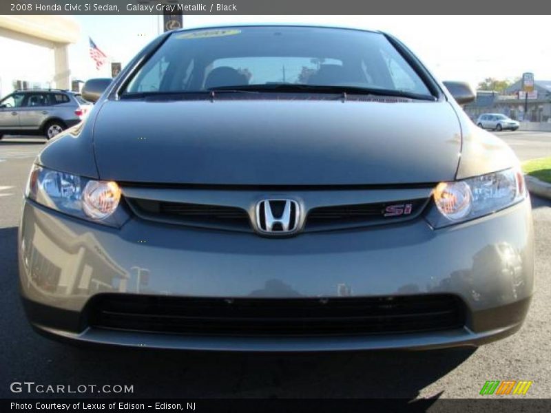 Galaxy Gray Metallic / Black 2008 Honda Civic Si Sedan