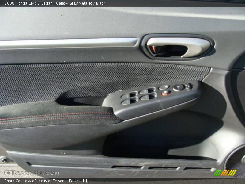 Galaxy Gray Metallic / Black 2008 Honda Civic Si Sedan