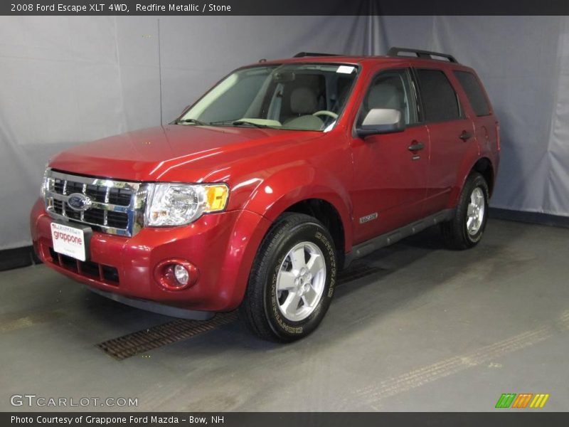 Redfire Metallic / Stone 2008 Ford Escape XLT 4WD