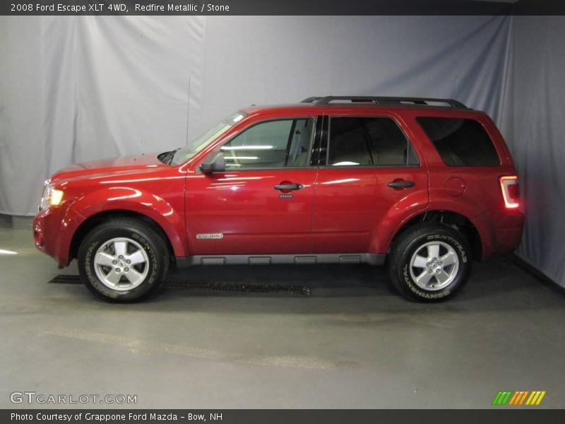 Redfire Metallic / Stone 2008 Ford Escape XLT 4WD