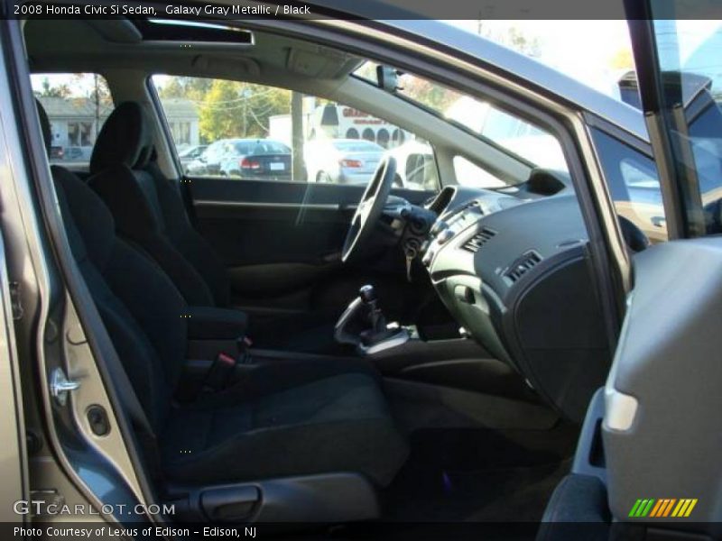 Galaxy Gray Metallic / Black 2008 Honda Civic Si Sedan