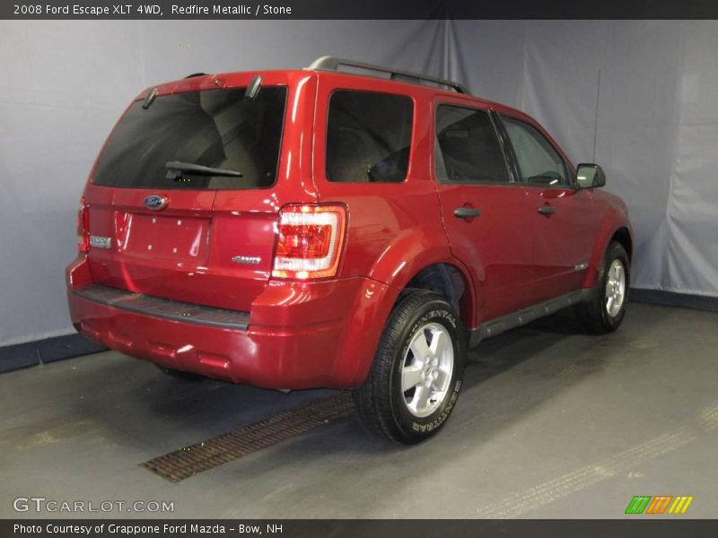 Redfire Metallic / Stone 2008 Ford Escape XLT 4WD
