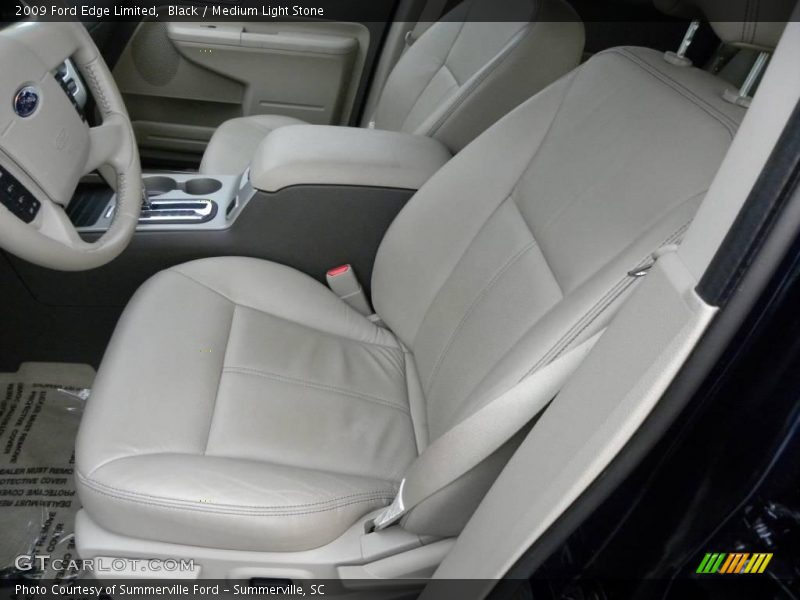 Black / Medium Light Stone 2009 Ford Edge Limited