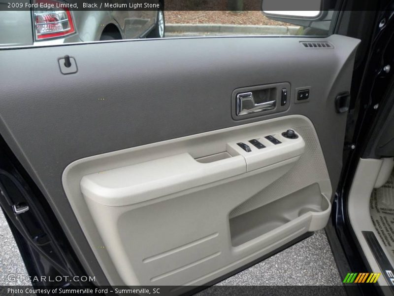Black / Medium Light Stone 2009 Ford Edge Limited