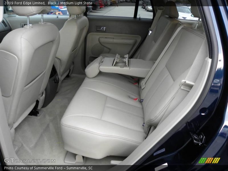 Black / Medium Light Stone 2009 Ford Edge Limited