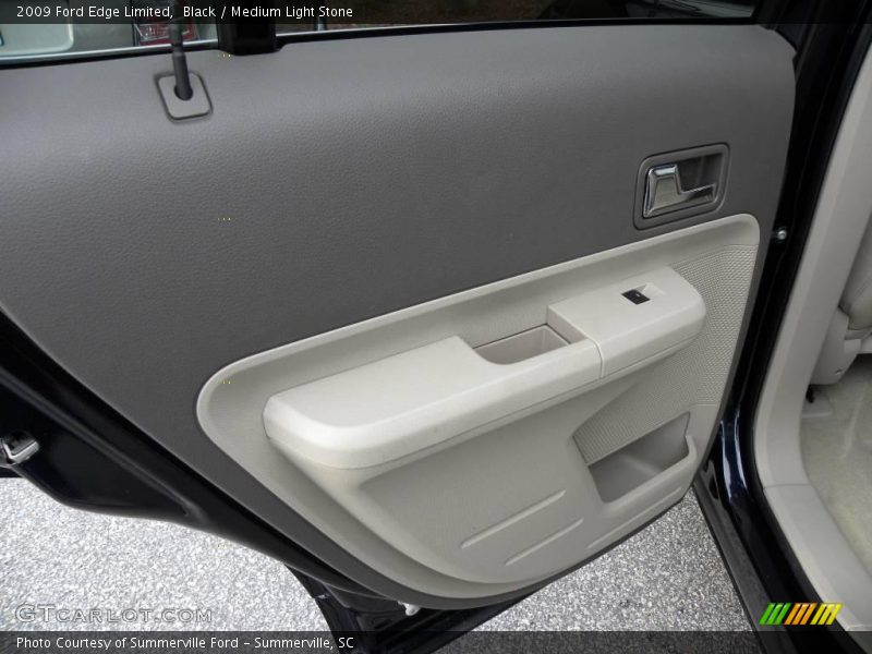 Black / Medium Light Stone 2009 Ford Edge Limited