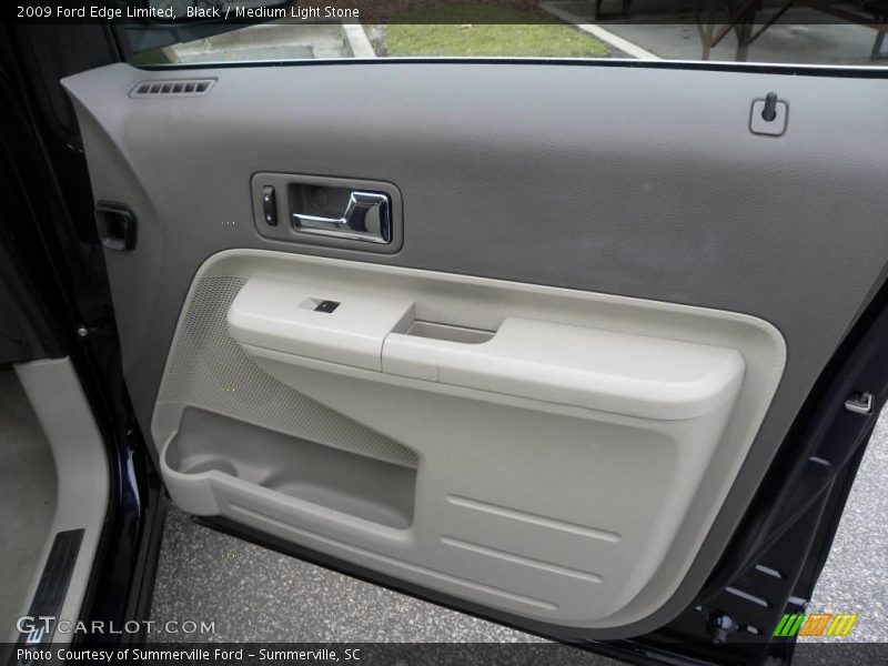 Black / Medium Light Stone 2009 Ford Edge Limited