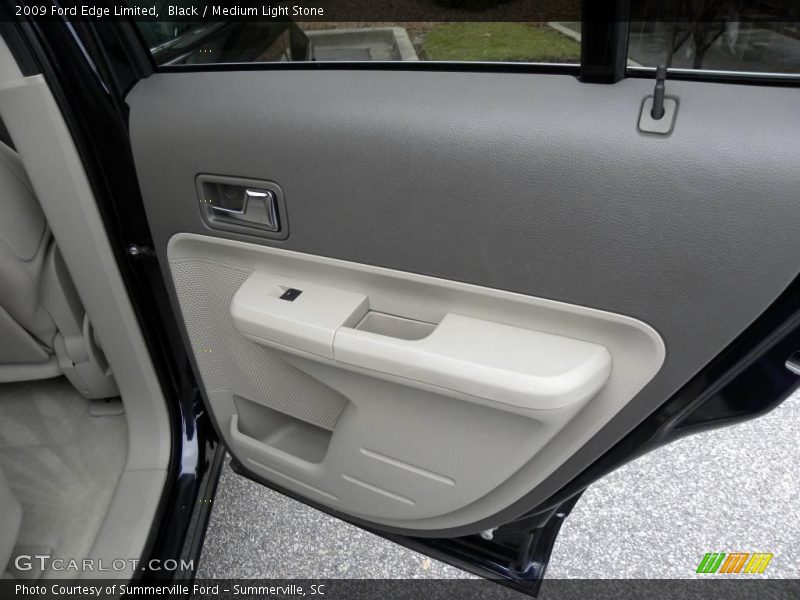 Black / Medium Light Stone 2009 Ford Edge Limited