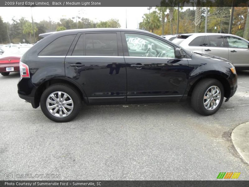 Black / Medium Light Stone 2009 Ford Edge Limited