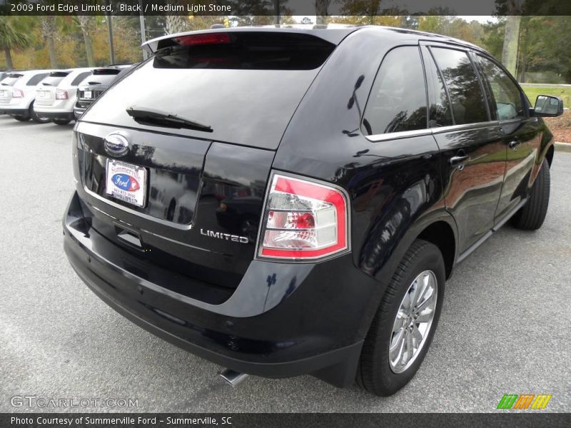 Black / Medium Light Stone 2009 Ford Edge Limited