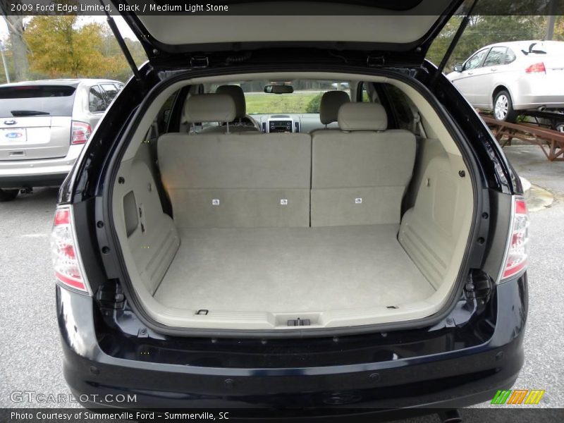 Black / Medium Light Stone 2009 Ford Edge Limited