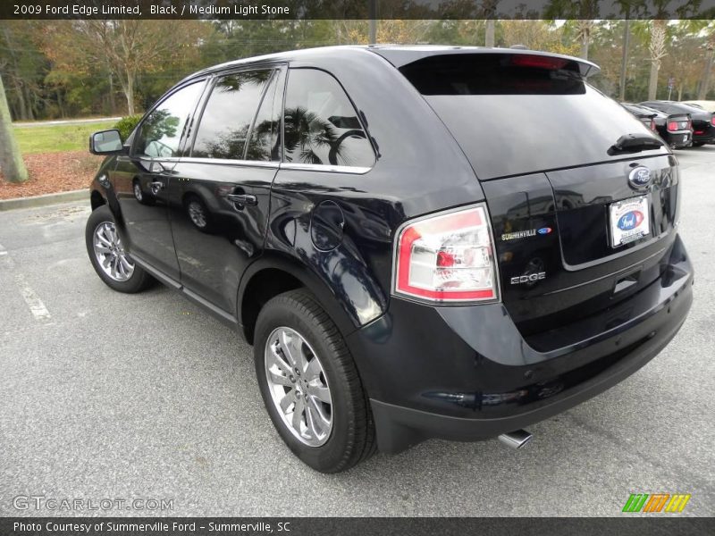 Black / Medium Light Stone 2009 Ford Edge Limited