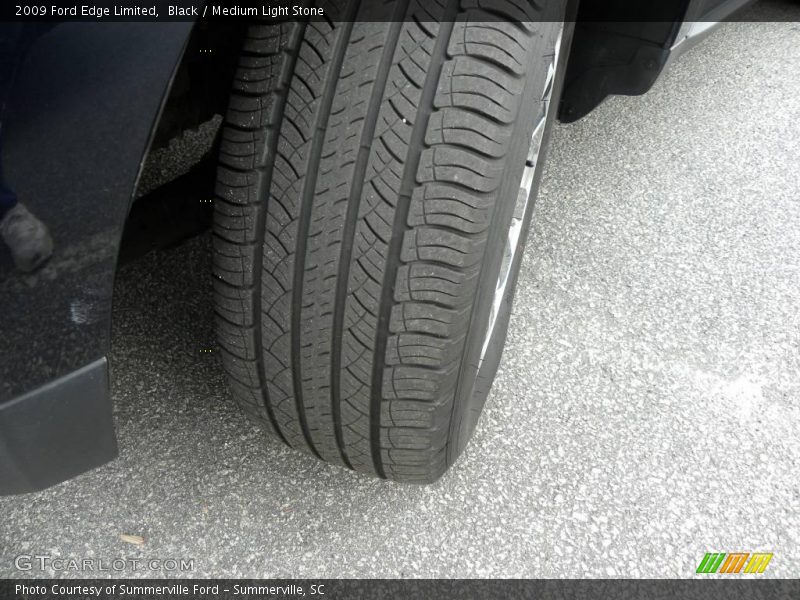 Black / Medium Light Stone 2009 Ford Edge Limited