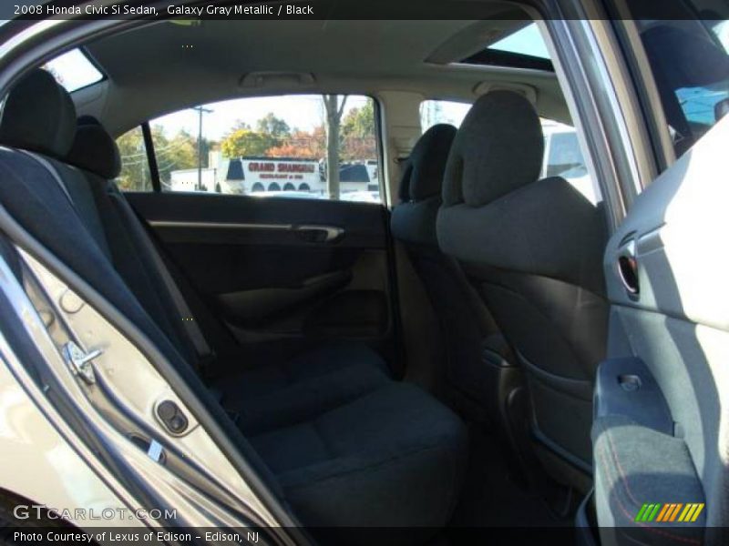 Galaxy Gray Metallic / Black 2008 Honda Civic Si Sedan