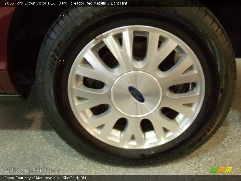 Dark Toreador Red Metallic / Light Flint 2005 Ford Crown Victoria LX