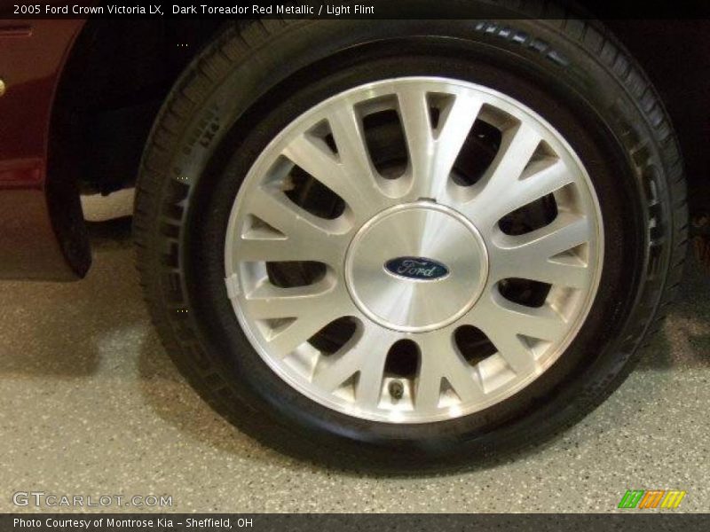 Dark Toreador Red Metallic / Light Flint 2005 Ford Crown Victoria LX