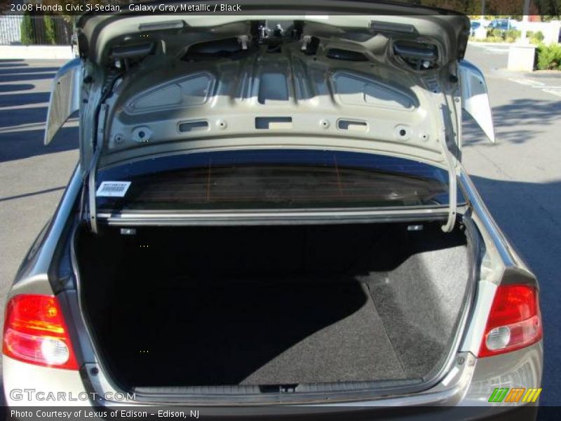 Galaxy Gray Metallic / Black 2008 Honda Civic Si Sedan