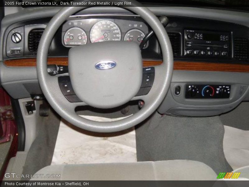 Dark Toreador Red Metallic / Light Flint 2005 Ford Crown Victoria LX