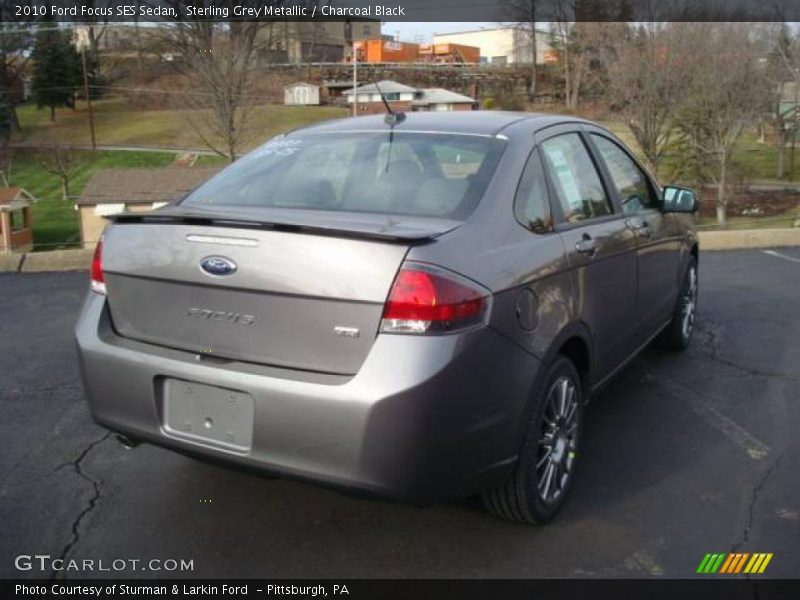 Sterling Grey Metallic / Charcoal Black 2010 Ford Focus SES Sedan